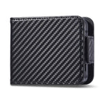 LC.IMEEKE Wallet Case for Samsung Galaxy Z Flip8 Carbon Fiber Texture Leather Phone Cover