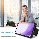 For Samsung Galaxy S23+ Kickstand PC + TPU Phone Case Slide Camera Protector Shockproof Cover