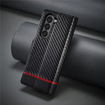 LC.IMEEKE Wallet Case for Samsung Galaxy Z Fold8 Ultra Carbon Fiber Texture Leather Phone Cover