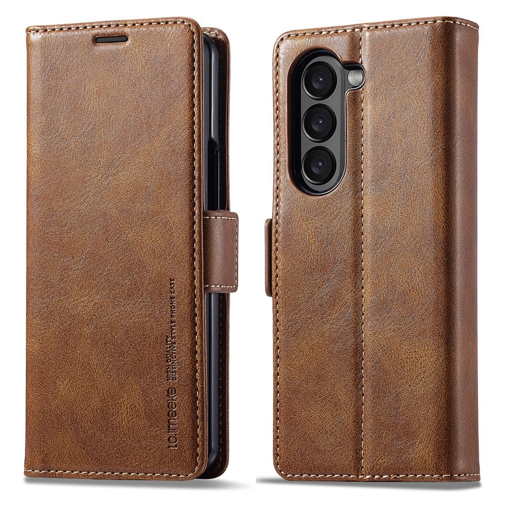 LC.IMEEKE Til Samsung Galaxy Z Fold8 Ultra Lædercover RFID Blokerende Kortpladser Telefoncover