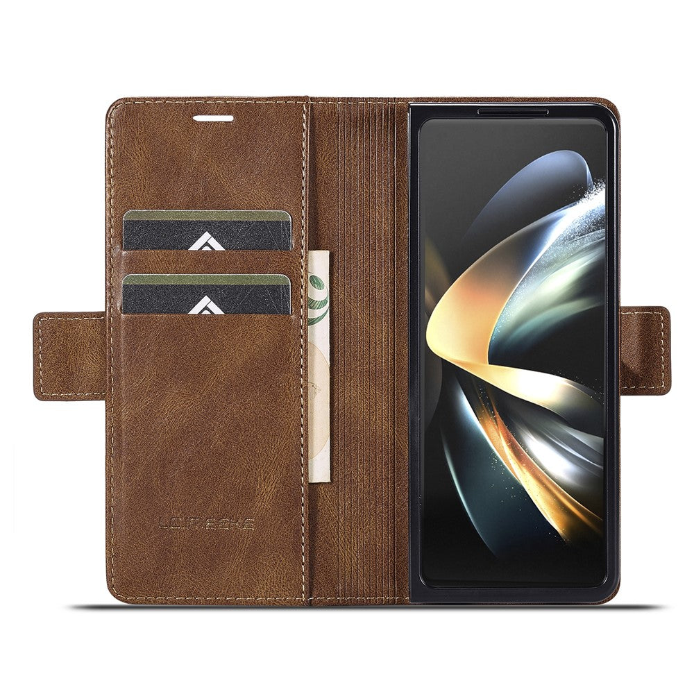 LC.IMEEKE Til Samsung Galaxy Z Fold8 Ultra Lædercover RFID Blokerende Kortpladser Telefoncover