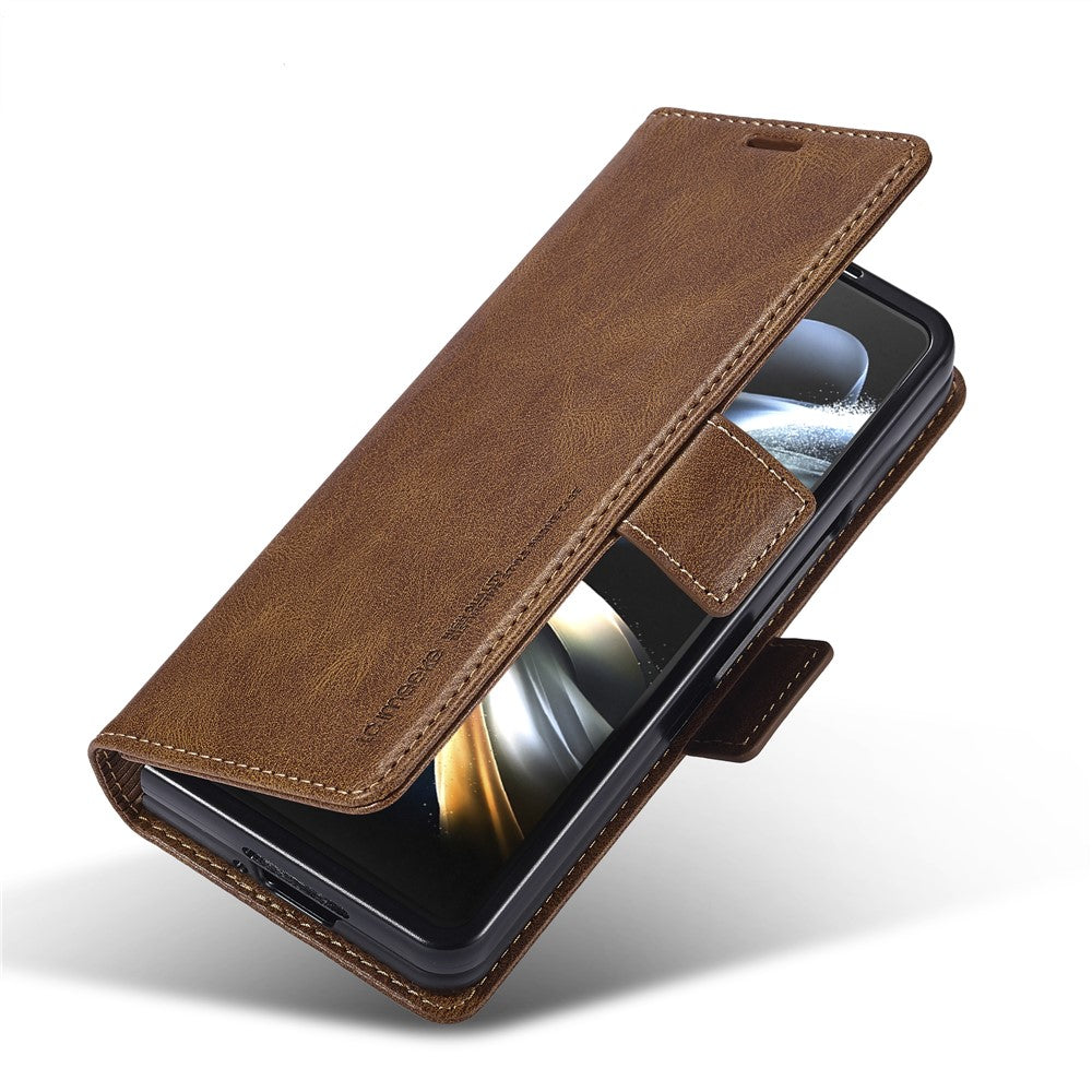 LC.IMEEKE Til Samsung Galaxy Z Fold8 Ultra Lædercover RFID Blokerende Kortpladser Telefoncover