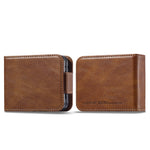 LC.IMEEKE For Samsung Galaxy Z Flip8 Leather Case RFID Blocking Card Slots Phone Cover