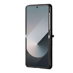 LC.IMEEKE L1 for Samsung Galaxy Z Flip8 Case Leather+PC Phone Cover with Straps Card Slots
