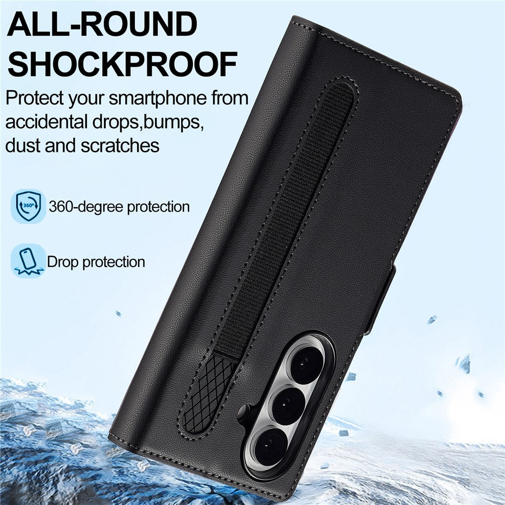 LC.IMEEKE L1 Series for Samsung Galaxy Z Fold8 Ultra Case PU Leather Wallet Stand Protective Phone Cover