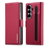 LC.IMEEKE L1 Series for Samsung Galaxy Z Fold8 Ultra Case PU Leather Wallet Stand Protective Phone Cover