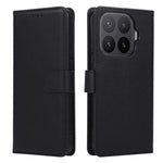 Xiaomi 17T Pro-skal i PU-läder, plånboksfodral med stativ och handledsrem.