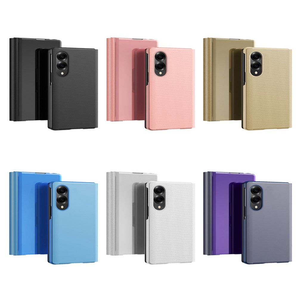 Til Samsung Galaxy Z Fold8 Flip Lædercover med Stand Fuld Beskyttende Telefonetui