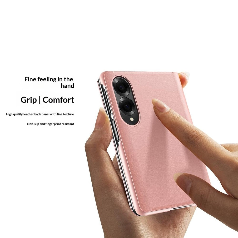 Til Samsung Galaxy Z Fold8 Flip Lædercover med Stand Fuld Beskyttende Telefonetui