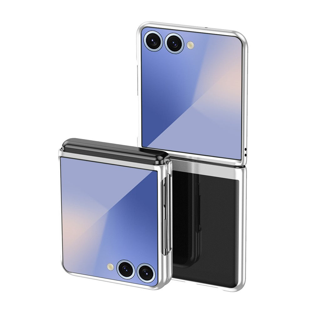 Til Samsung Galaxy Z Flip8 Cover Gennemsigtigt PC Galvanisering Hårdt Telefoncover