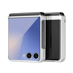 Til Samsung Galaxy Z Flip8 Cover Gennemsigtigt PC Galvanisering Hårdt Telefoncover