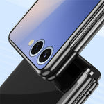 Til Samsung Galaxy Z Flip8 Cover Gennemsigtigt PC Galvanisering Hårdt Telefoncover