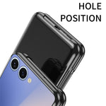 Til Samsung Galaxy Z Flip8 Cover Gennemsigtigt PC Galvanisering Hårdt Telefoncover