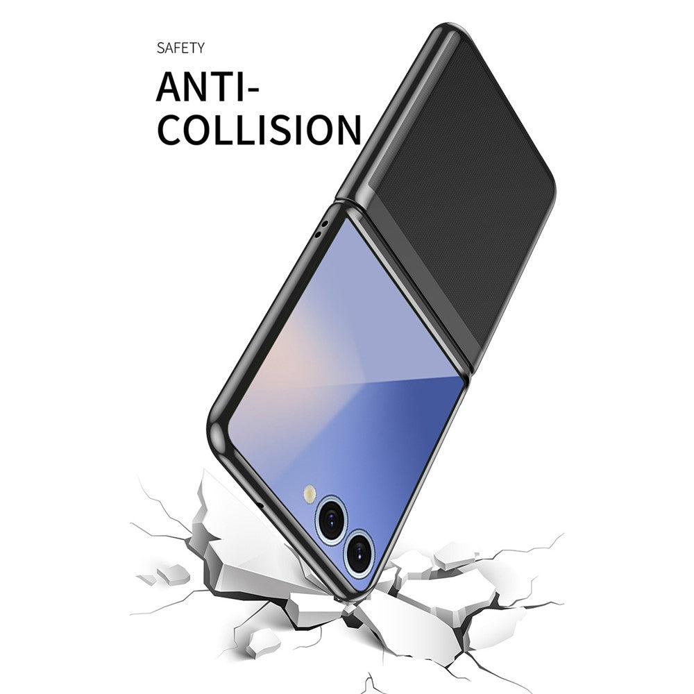 Til Samsung Galaxy Z Flip8 Cover Gennemsigtigt PC Galvanisering Hårdt Telefoncover
