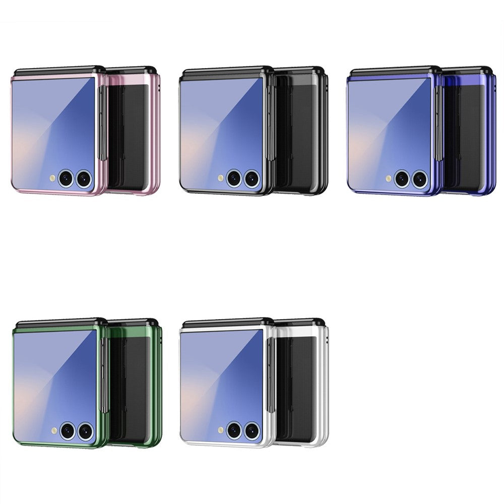 Til Samsung Galaxy Z Flip8 Cover Gennemsigtigt PC Galvanisering Hårdt Telefoncover