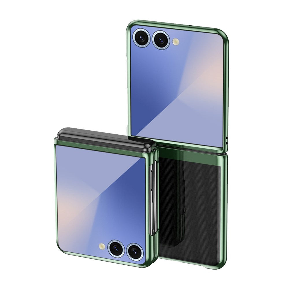 Til Samsung Galaxy Z Flip8 Cover Gennemsigtigt PC Galvanisering Hårdt Telefoncover