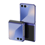 Til Samsung Galaxy Z Flip8 Cover Gennemsigtigt PC Galvanisering Hårdt Telefoncover