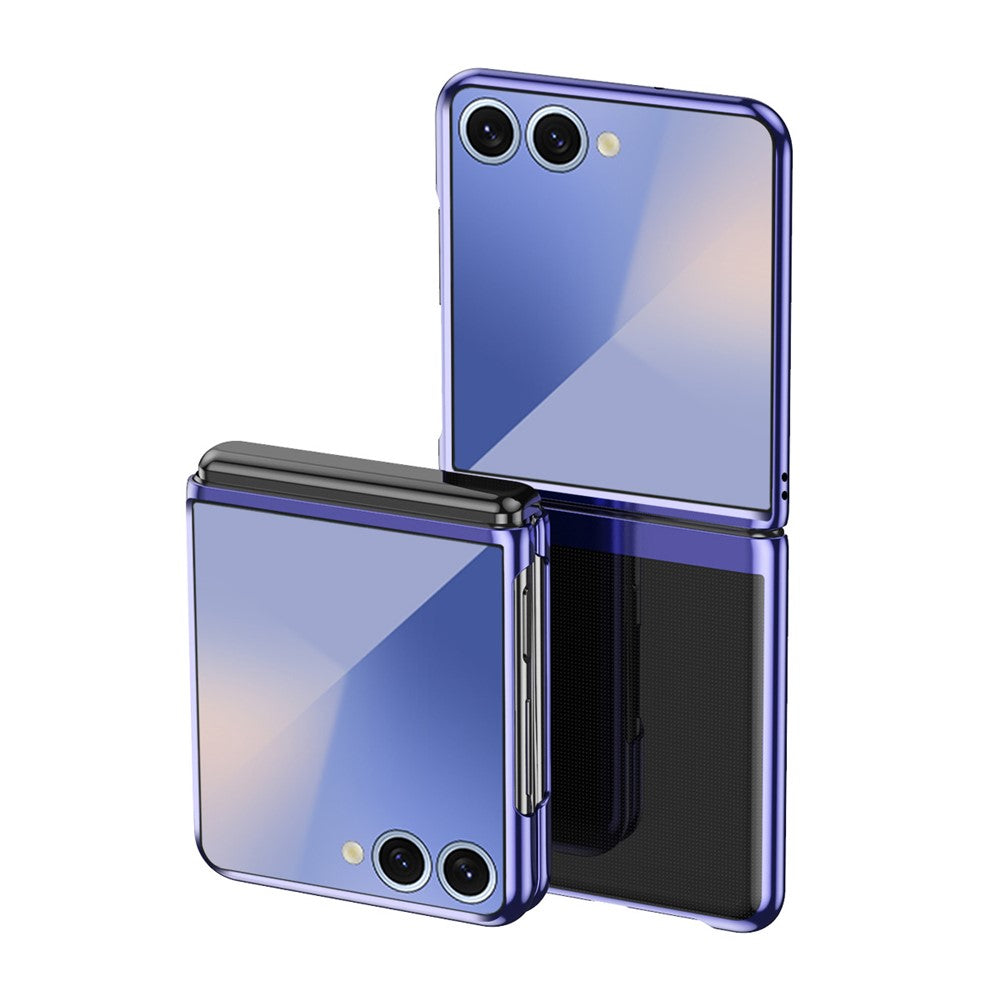 Til Samsung Galaxy Z Flip8 Cover Gennemsigtigt PC Galvanisering Hårdt Telefoncover