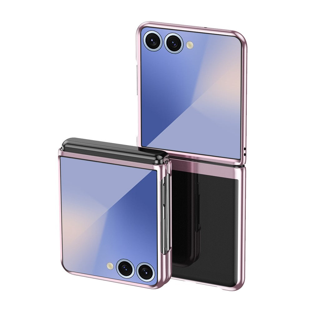 Til Samsung Galaxy Z Flip8 Cover Gennemsigtigt PC Galvanisering Hårdt Telefoncover