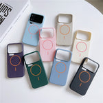 For Xiaomi 17 Pro Max Magnetic Case Corrugated Texture Hard PC Phone Protective Cover