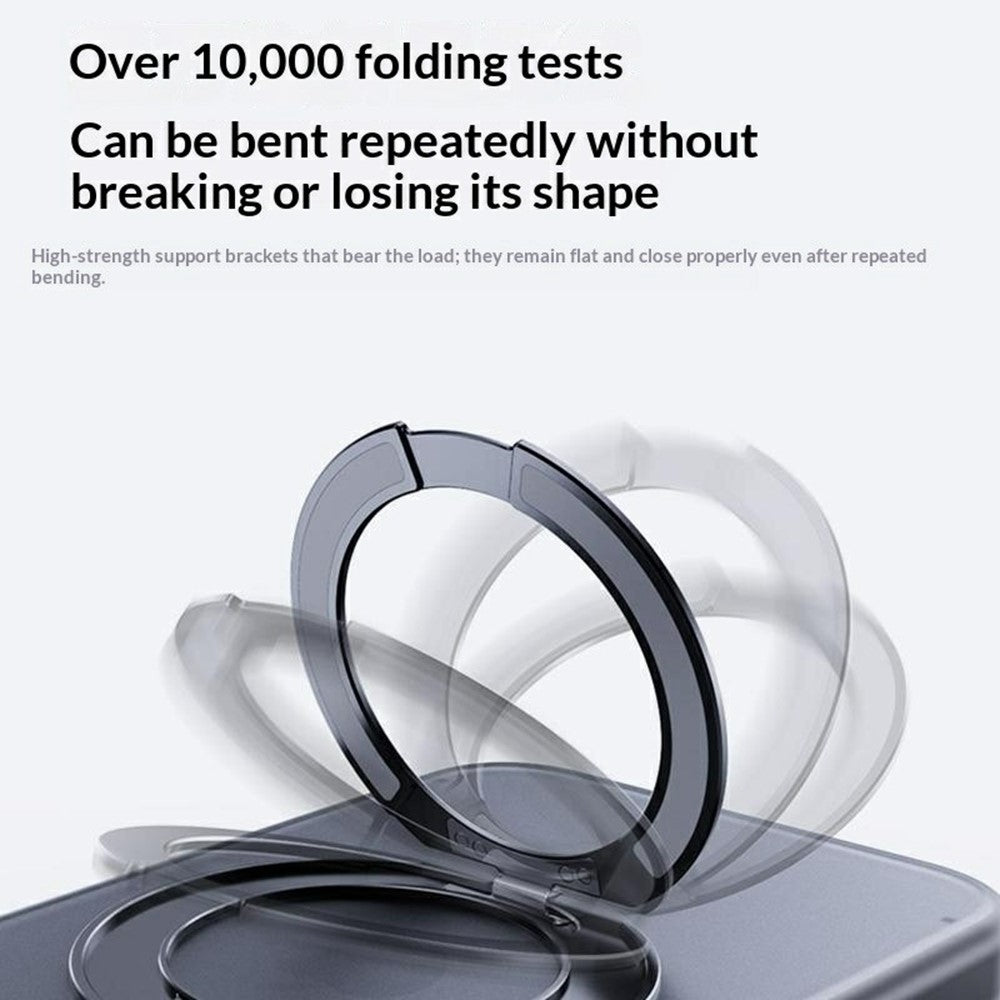 For iPhone 17 Pro Magnetic Case Rotating Kickstand Matte PC + TPU Phone Cover