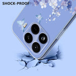For Xiaomi 17T Pro Case Butterfly Floral Pattern Printing TPU Phone Back Cover