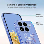 For Xiaomi 17T Pro Case Butterfly Floral Pattern Printing TPU Phone Back Cover
