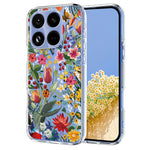 For Xiaomi 17T Pro Case Butterfly Floral Pattern Printing TPU Phone Back Cover