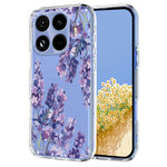 For Xiaomi 17T Pro Case Butterfly Floral Pattern Printing TPU Phone Back Cover