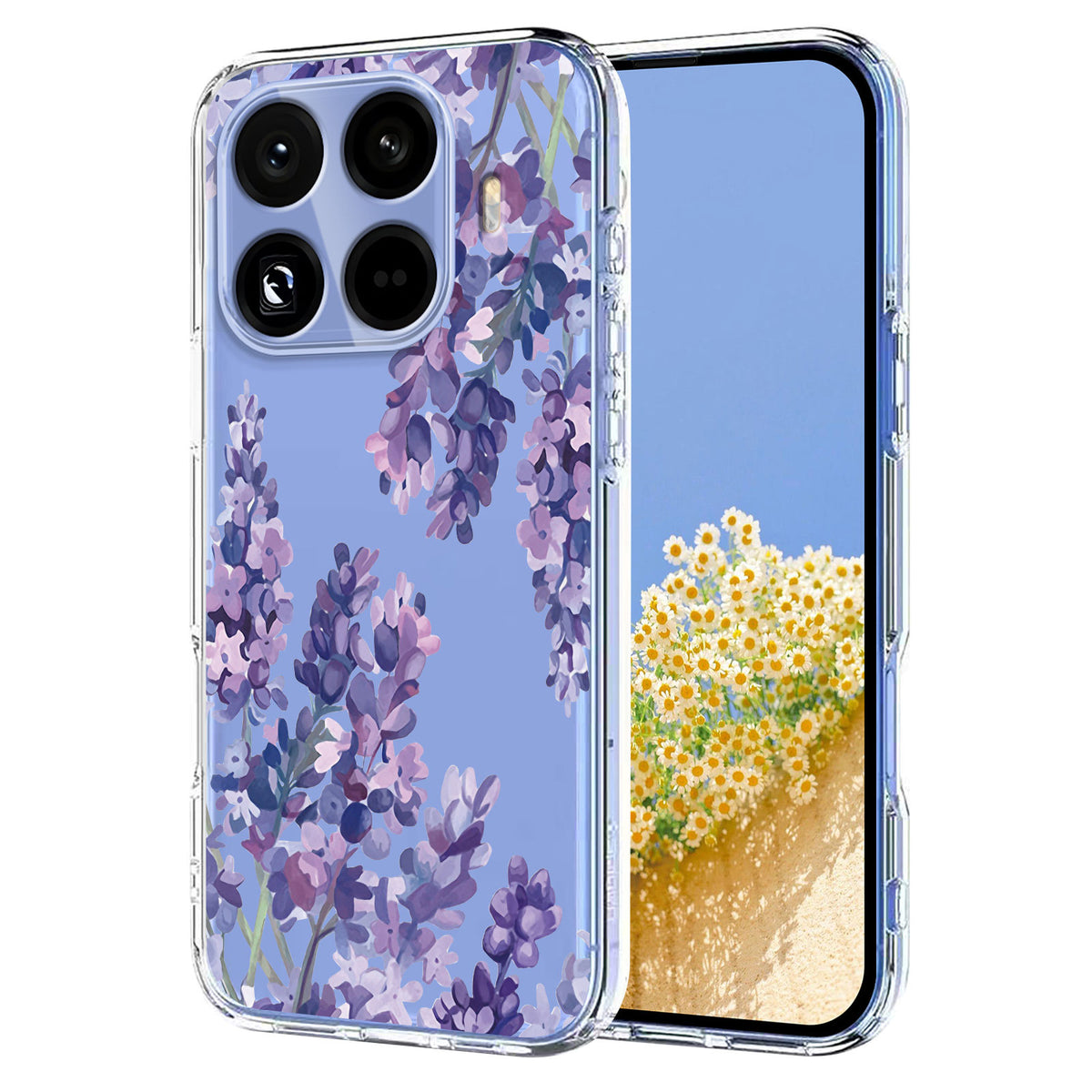 For Xiaomi 17T Pro Case Butterfly Floral Pattern Printing TPU Phone Back Cover