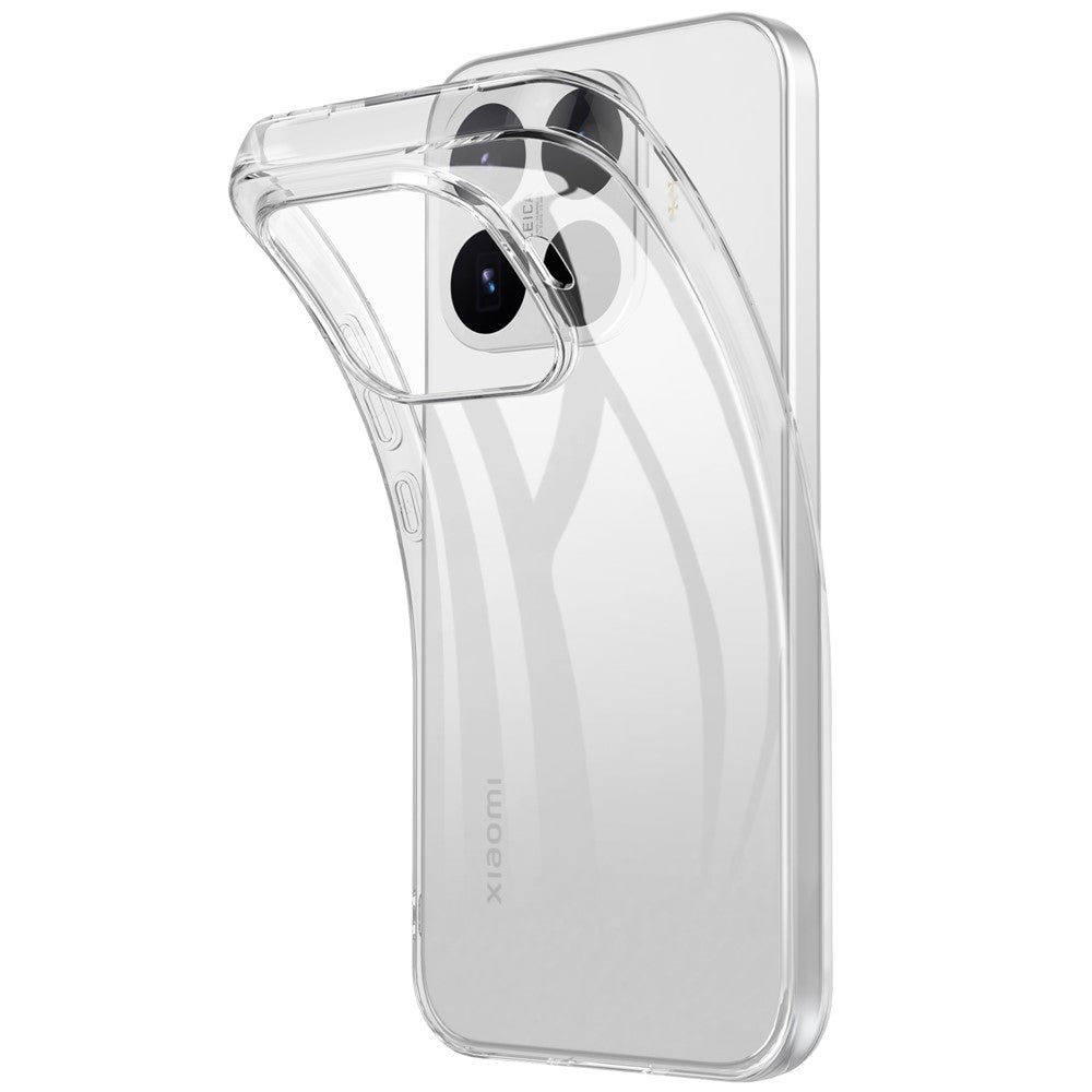Xiaomi 17T-skal Anti-fingeravtryck Kristallklart TPU-mobilskal