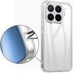 Xiaomi 17T-skal Anti-fingeravtryck Kristallklart TPU-mobilskal