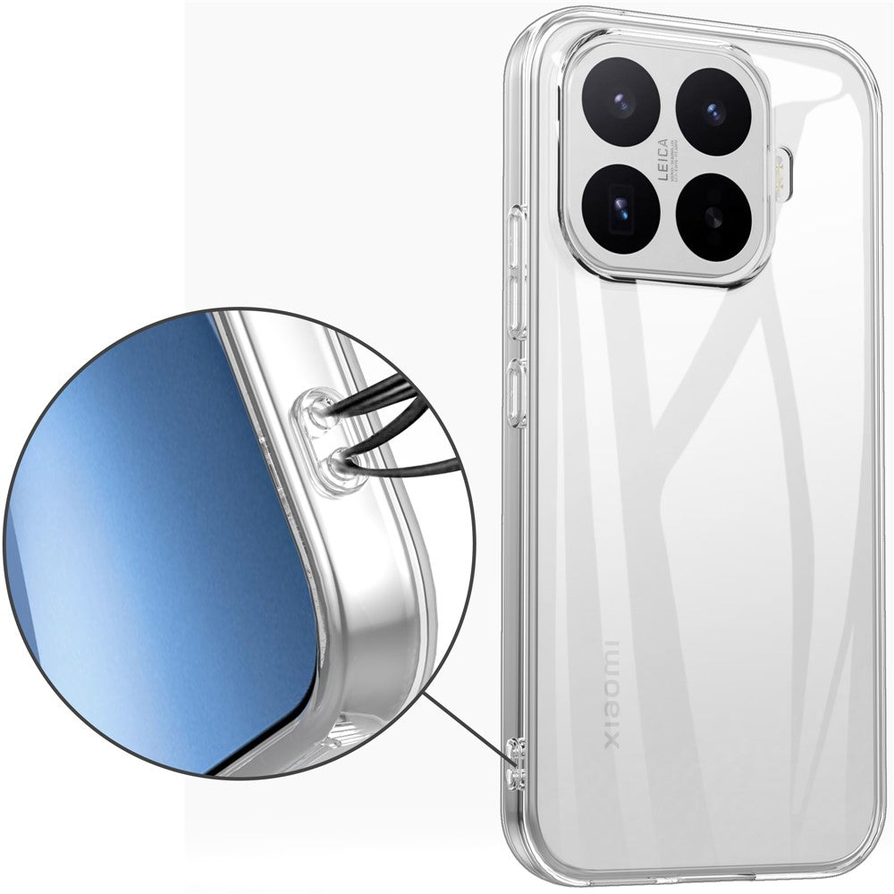 Xiaomi 17T-skal Anti-fingeravtryck Kristallklart TPU-mobilskal