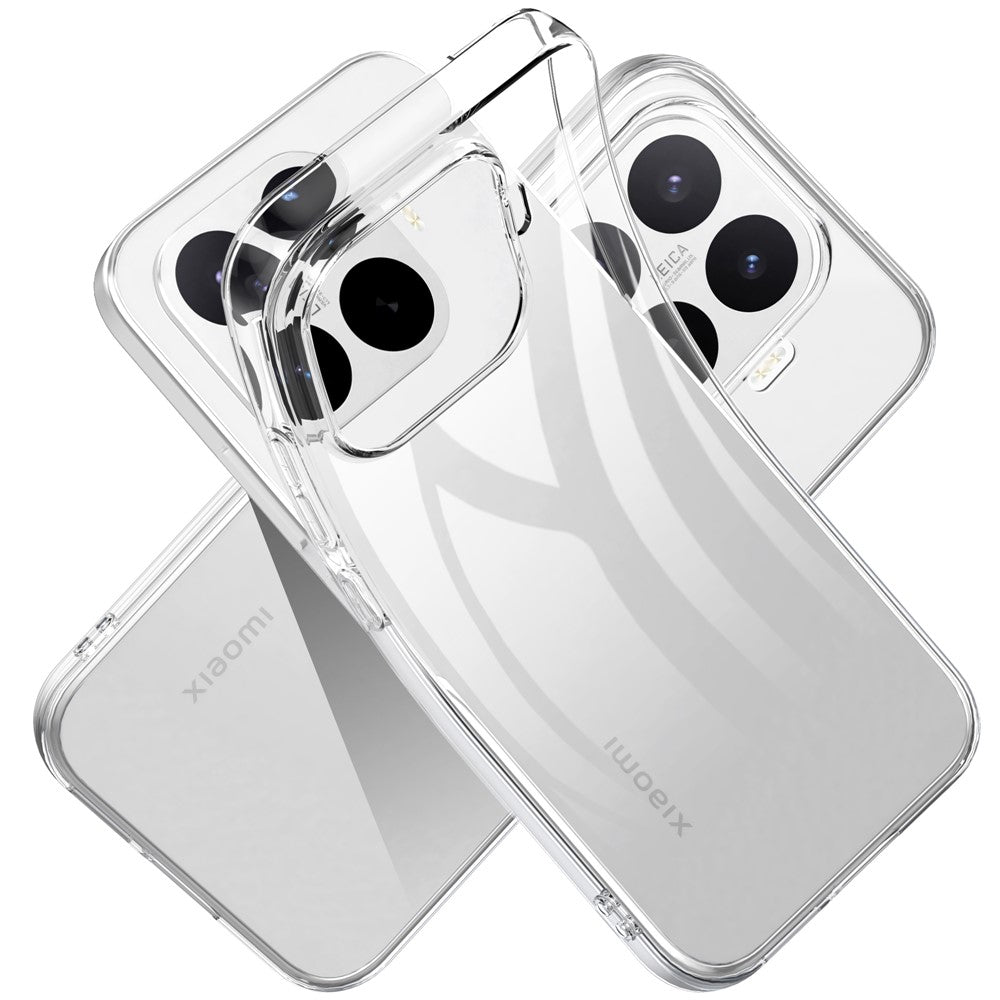 Xiaomi 17T-skal Anti-fingeravtryck Kristallklart TPU-mobilskal
