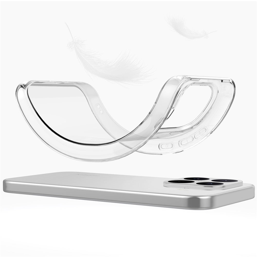 Xiaomi 17T-skal Anti-fingeravtryck Kristallklart TPU-mobilskal