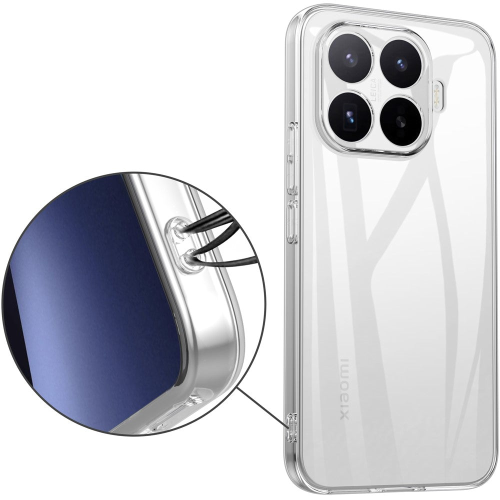 Xiaomi 17T Pro-skal Anti-fingeravtryck Kristallklart TPU-mobilskal