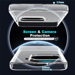 For Xiaomi 17T Clear TPU Anti-Scratch Phone Case + 2.5D Arc Edge Screen Protector