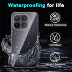 For Xiaomi 17T Clear TPU Anti-Scratch Phone Case + 2.5D Arc Edge Screen Protector