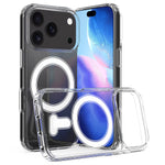 For iPhone 18 Pro Max / 17 Pro Max Clear Phone Magnetic Case TPU + Acrylic Back Cover