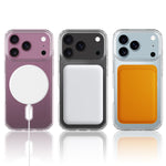 For iPhone 18 Pro Max / 17 Pro Max Clear Phone Magnetic Case TPU + Acrylic Back Cover