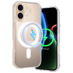 For iPhone 18 Clear Phone Magnetic Case TPU + Acrylic Back Cover