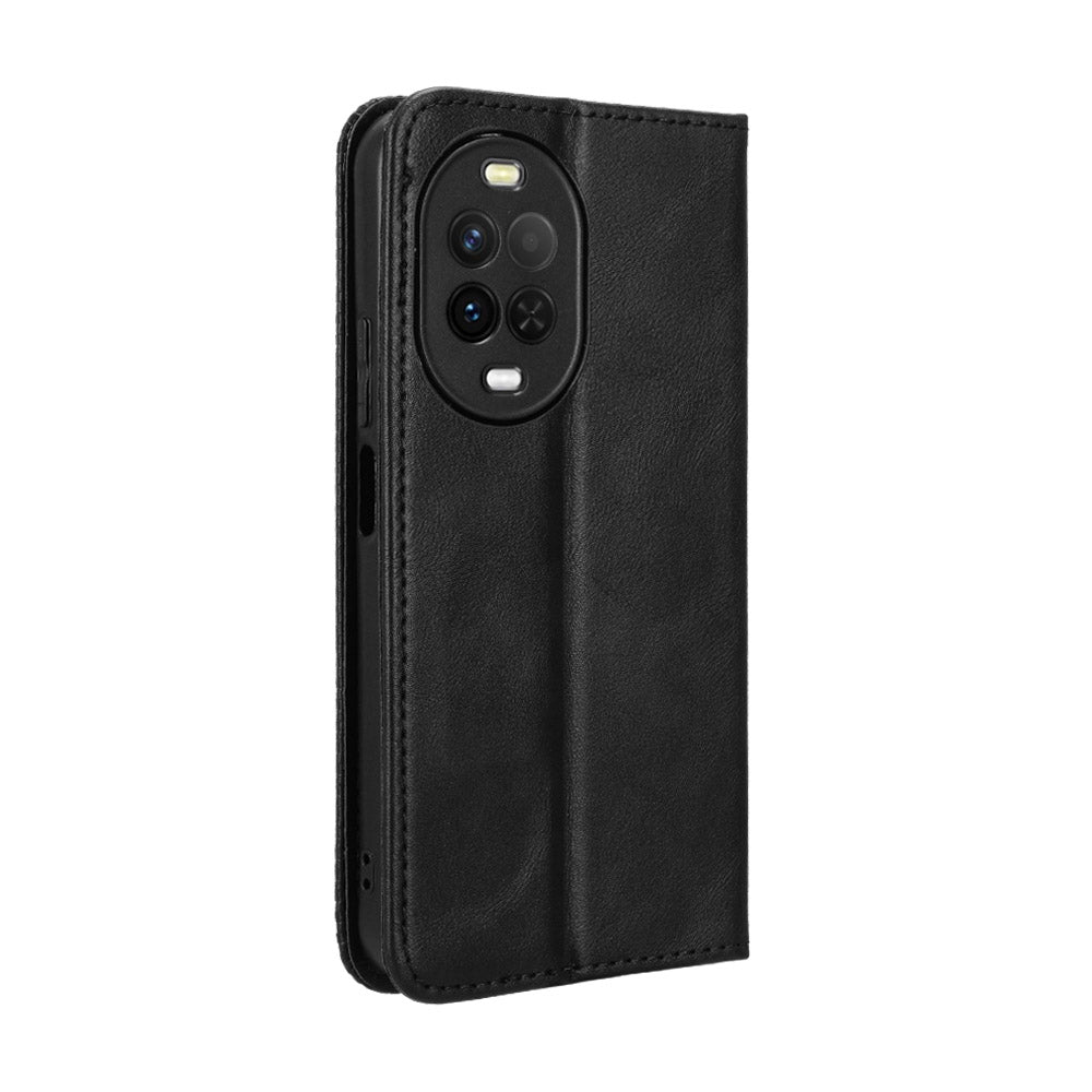 For Huawei nova 16z 5G Leather Case Wallet Stand Retro Texture Phone Cover