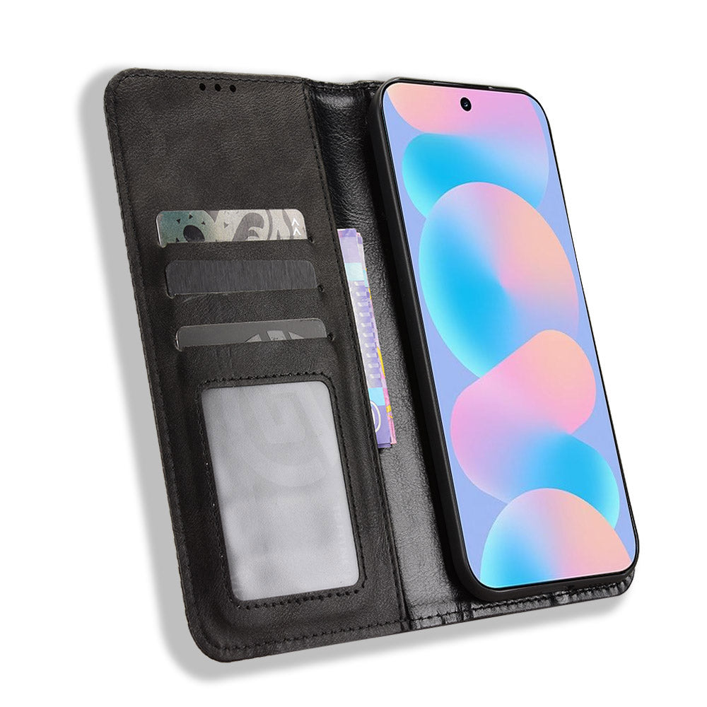 Huawei Nova 16s 5G / 16 5G Läderfodral Plånboksfodral Retro Textur mobilskal