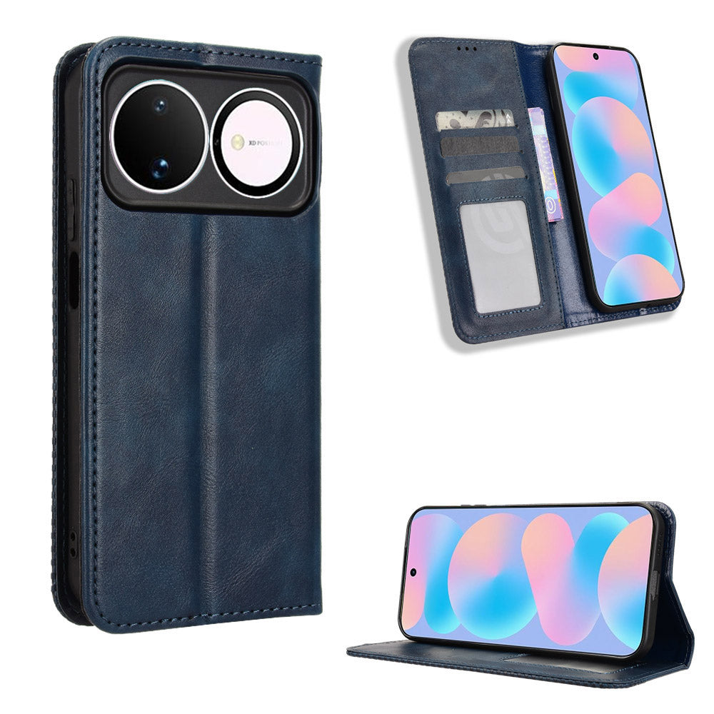 For Huawei nova 16 5G Leather Case Wallet Stand Retro Texture Phone Cover