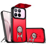 Til Xiaomi 17T Cover med skydelåge til kamera, støttefod, PC + TPU Beskyttende Telefoncover