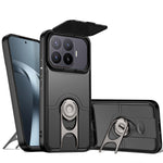 For Xiaomi 17T Pro Case with Slide Camera Cover Kickstand PC + TPU Protective Phone Shell