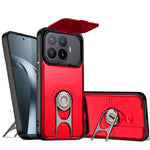 For Xiaomi 17T Pro Case with Slide Camera Cover Kickstand PC + TPU Protective Phone Shell