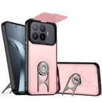 Til Xiaomi 17T Pro Cover med Skydbart Kameralåg Støttefod PC + TPU Beskyttende Telefoncover