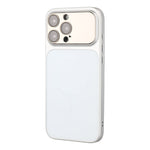 Til iPhone 16 Pro Magnetisk Cover AG Mat PC + TPU Stødsikkert Telefoncover med Linsefilm