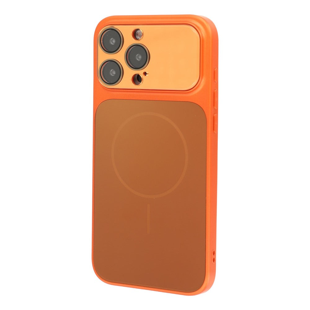Til iPhone 16 Pro Magnetisk Cover AG Mat PC + TPU Stødsikkert Telefoncover med Linsefilm